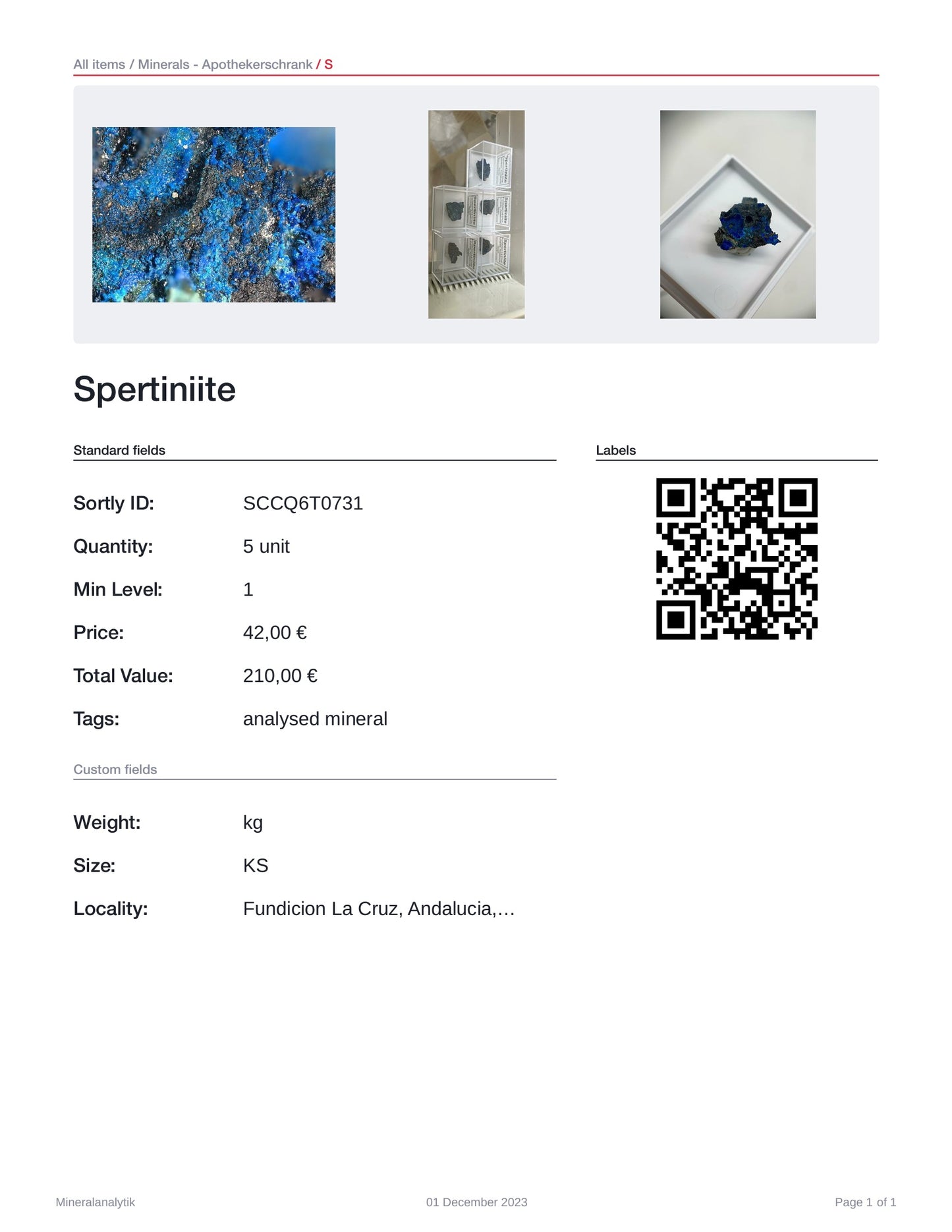Spertiniite