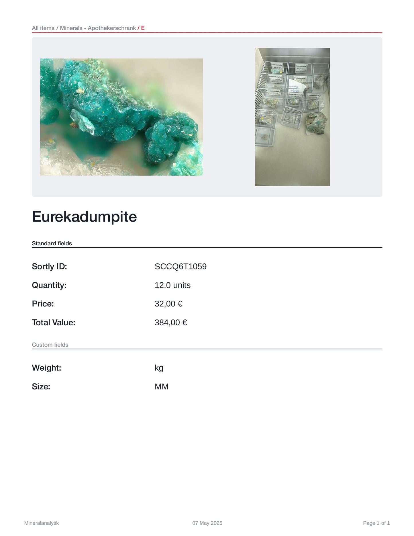 Eurekadumpite