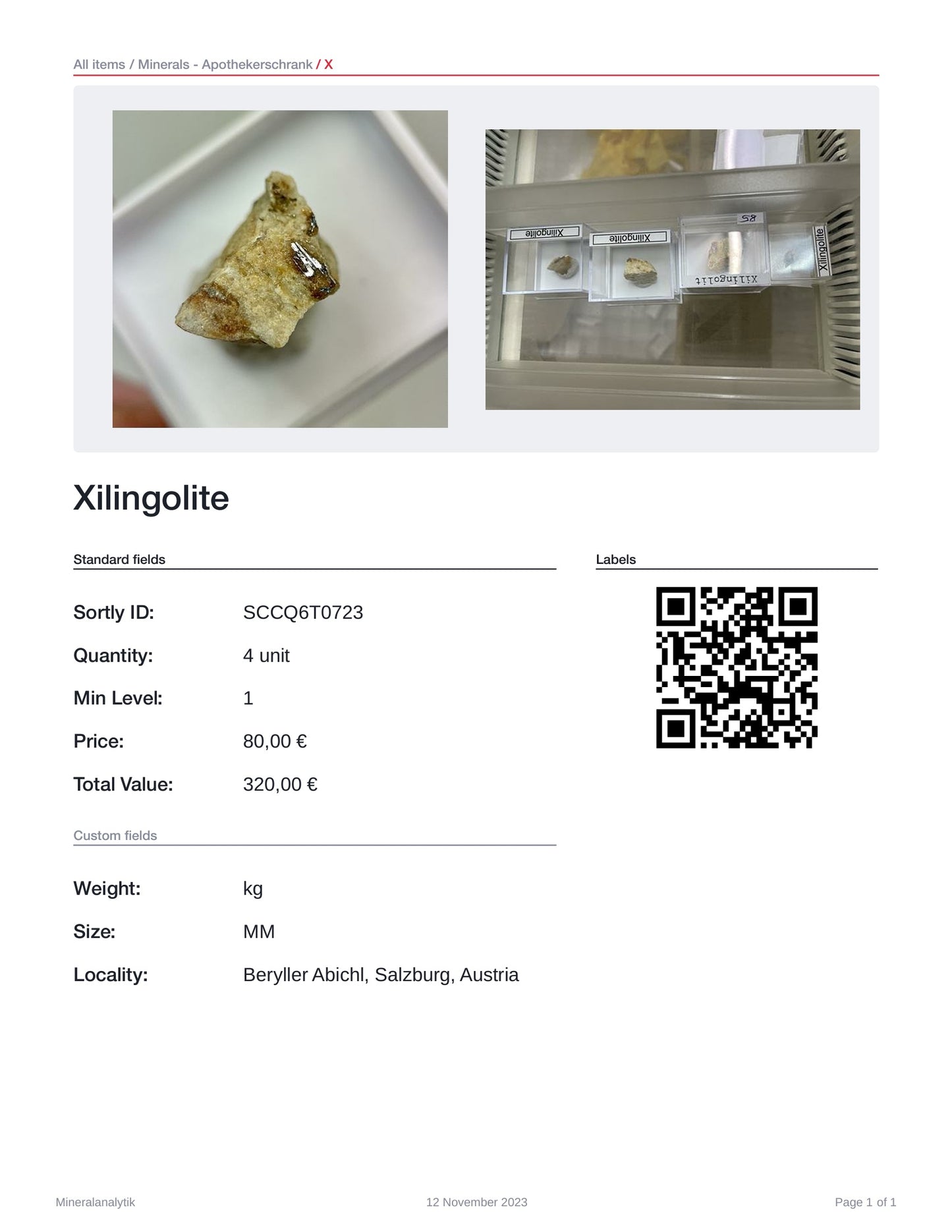 Xilingolite