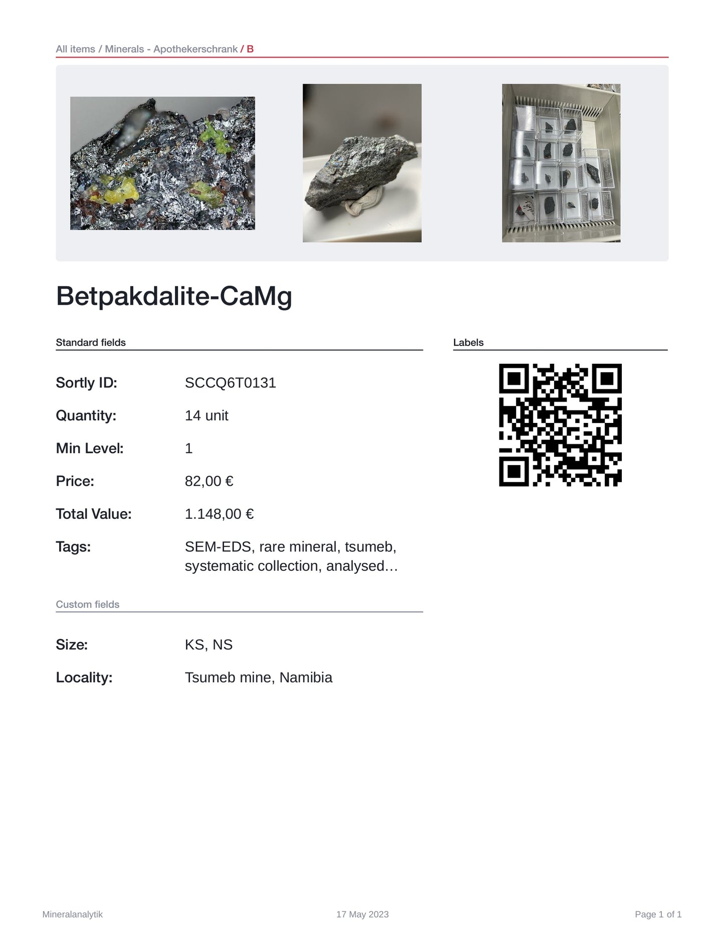 Betpakdalite-CaMg