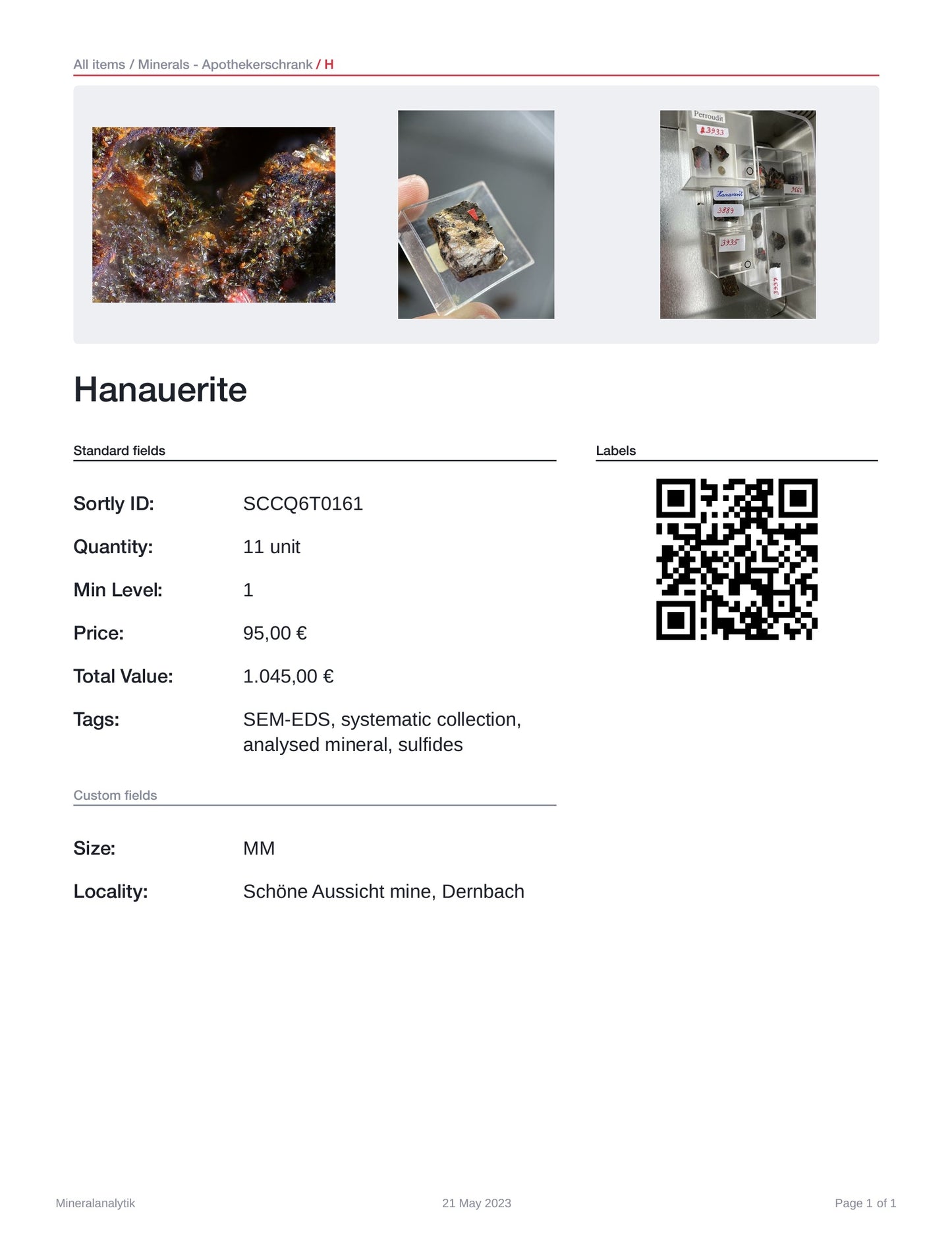 Hanauerite