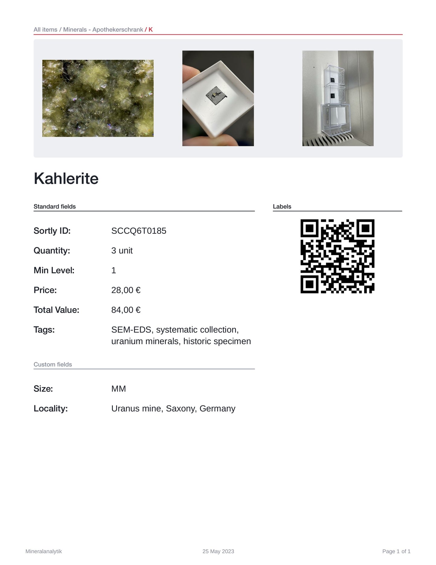 Kahlerite