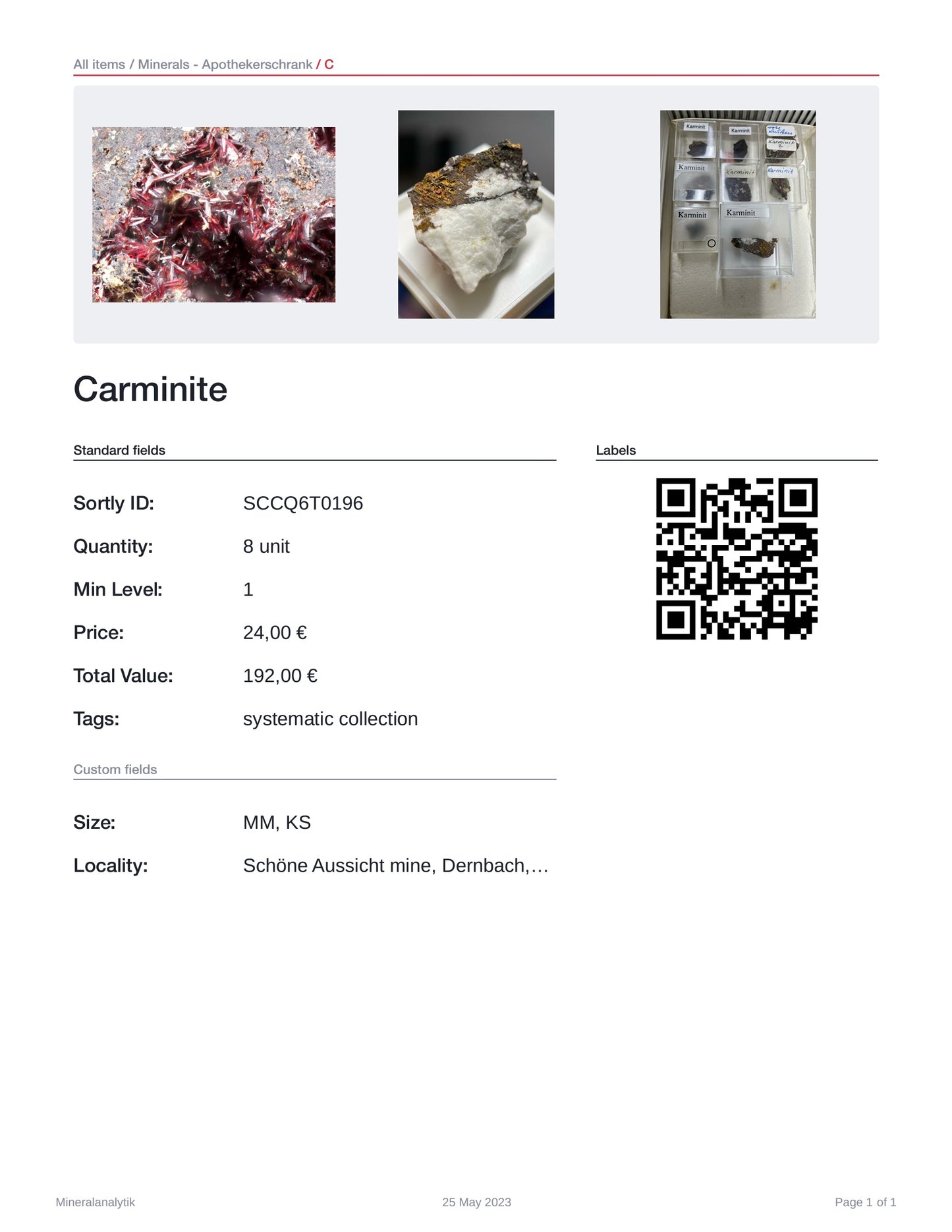 Carminite