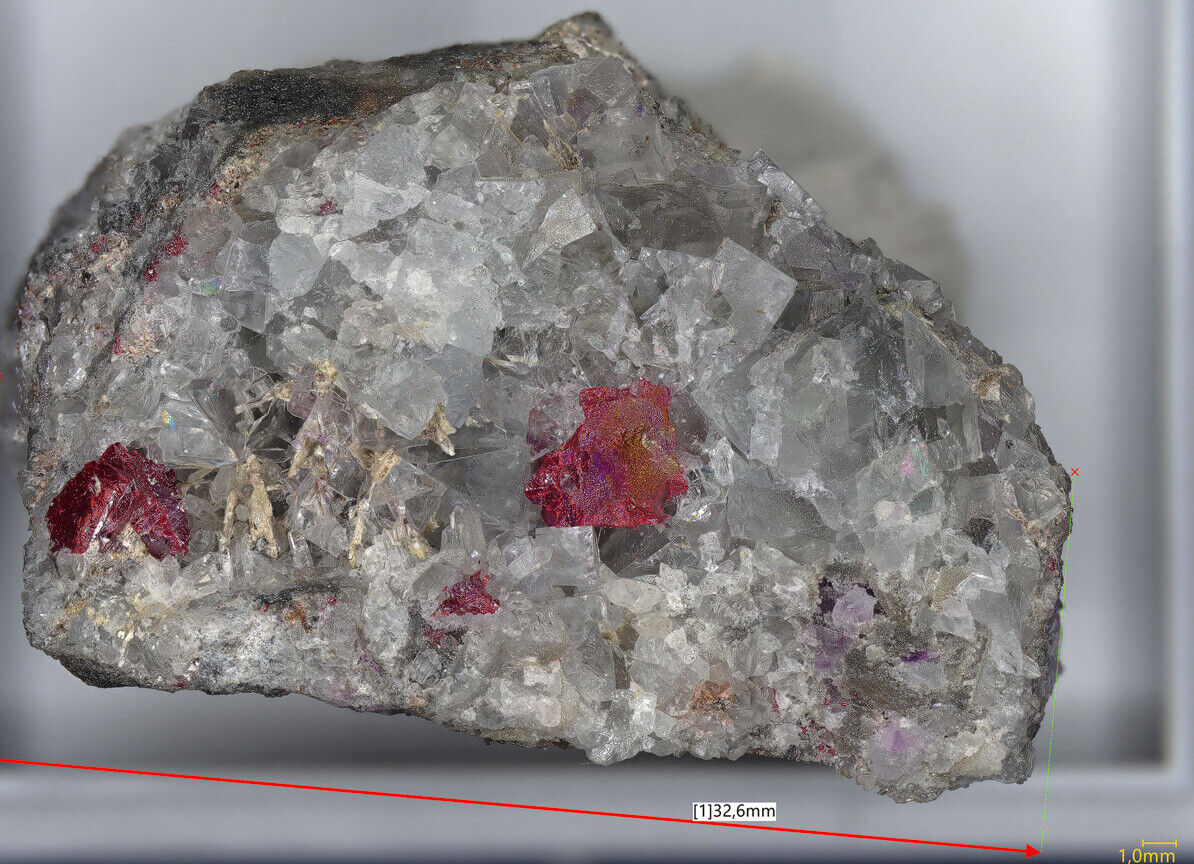 Hydroxycalcioromeite Khaidarkan Sb-Hg deposit, Kyrgyzstan EDS & XRD conf.