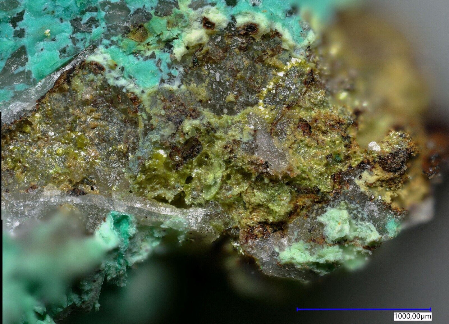 Leisingit / Leisingite North Star mine, Utah, USA EDX untersucht