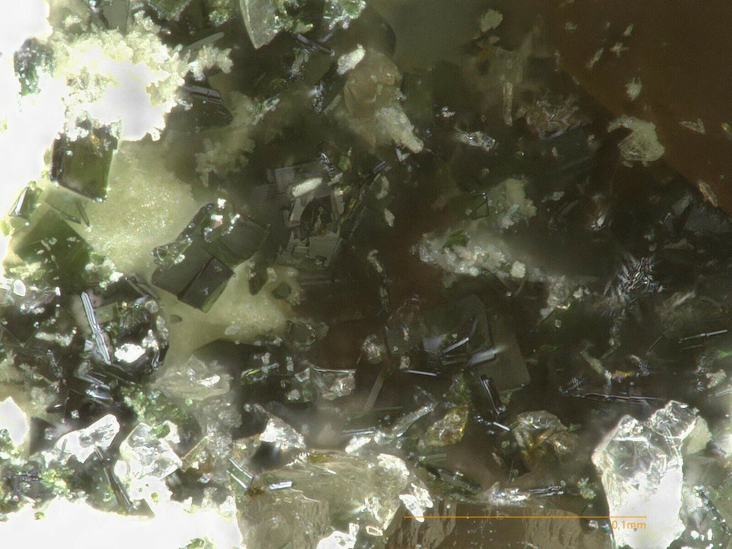 Melonjosephite & others Sandamap pegmatite, Erongo Region, Nambia