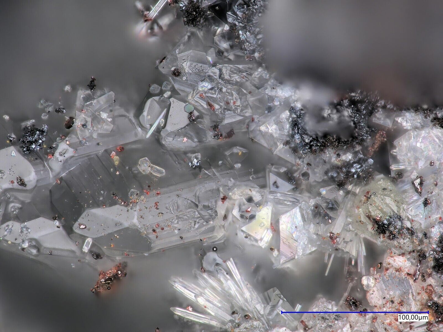 Senarmontit & Feinglosit Tsumeb mine, Tsumeb, Namibia EDX & Raman untersucht