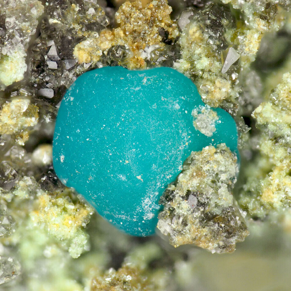 Rosasite Tsumeb Mine, Otavi Highlands, Namibia