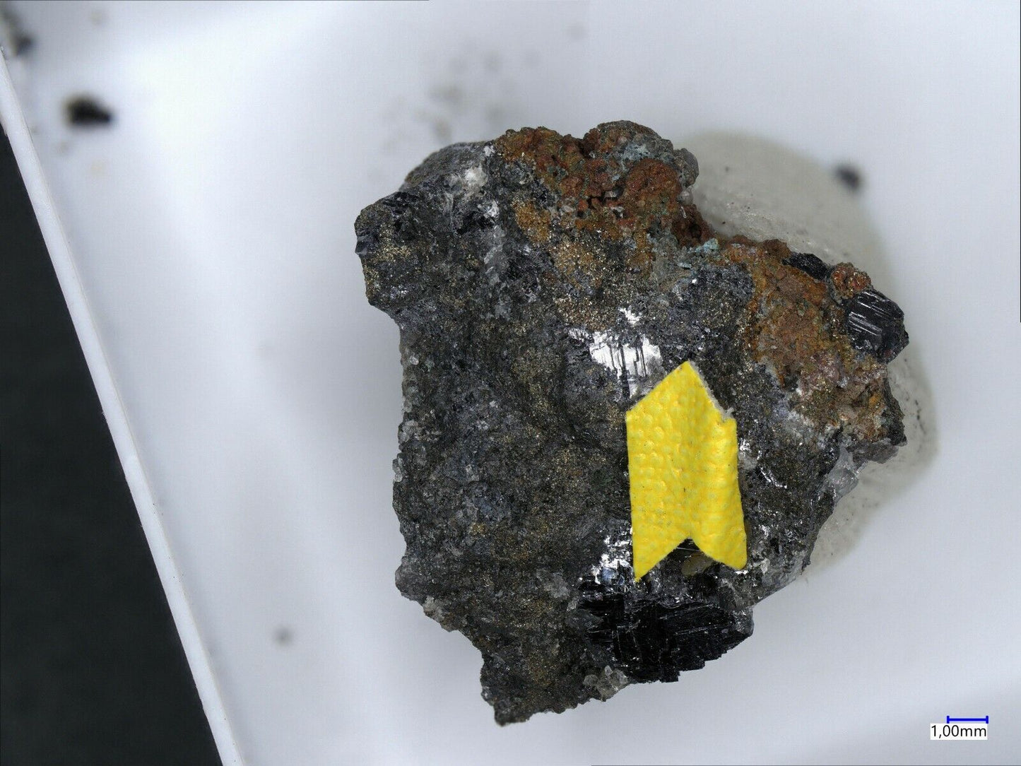 Munakataite Tsumeb mine, Tsumeb Namibia, EDX & Raman analysed