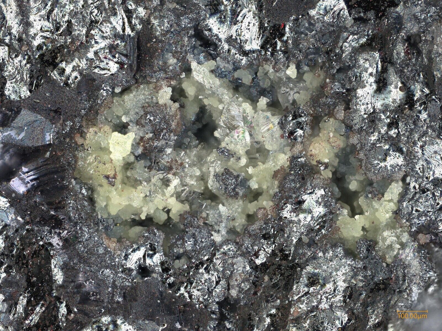 Feinglosite & Hydroxylmimetite Tsumeb mine, Tsumeb, Namibia EDS & Raman conf.