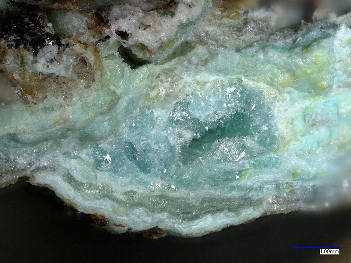 Plumbophyllit Blue Bell mine, Zzyzx, Kalifornien, USA