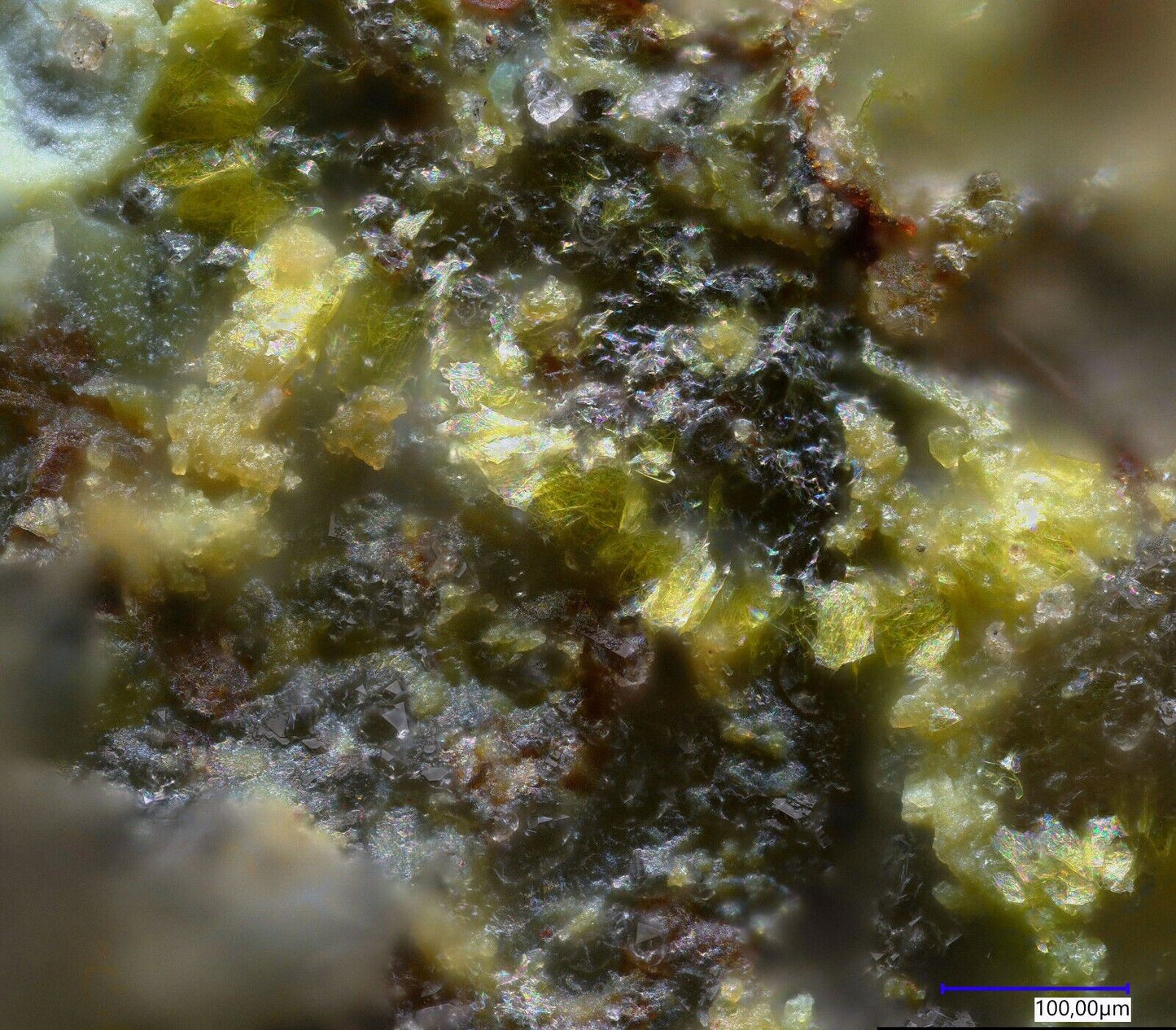 Leisingit / Leisingite North Star mine, Utah, USA EDX untersucht