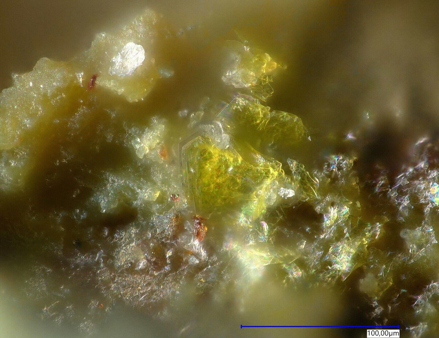 Leisingite North Star mine, Utah, USA EDS analysed