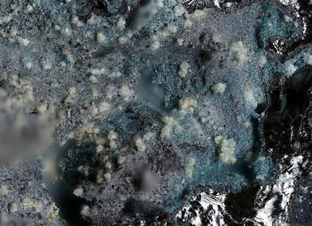 Sidpietersite & Spertiniite Tsumeb mine, Tsumeb, Namibia SEM-EDS & Raman