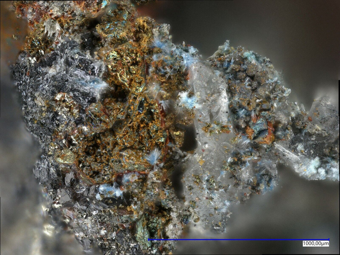 Munakataite Tsumeb mine, Tsumeb Namibia, EDX & Raman analysed