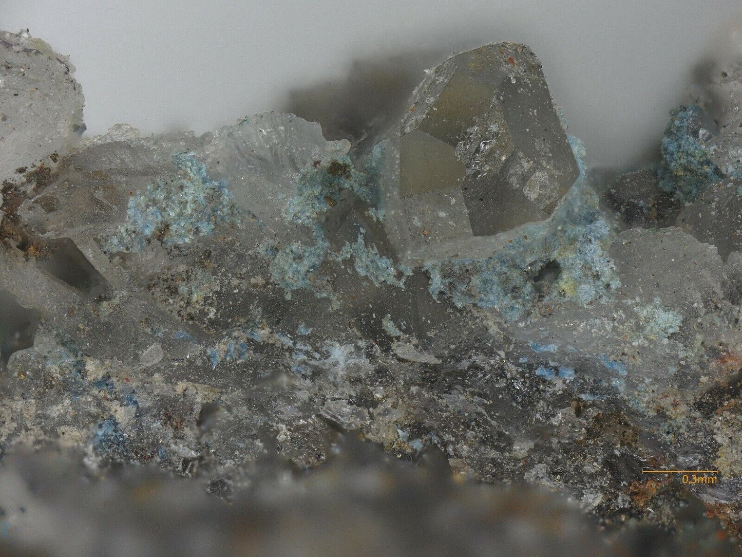 Munakataite & others Tsumeb Mine, Tsumeb, Namibia - SEM-EDS & Raman