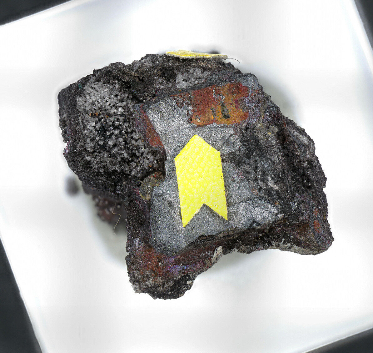 Silver & Cuprite Tsumeb Mine, Tsumeb, Namibia - SEM-EDS conf.