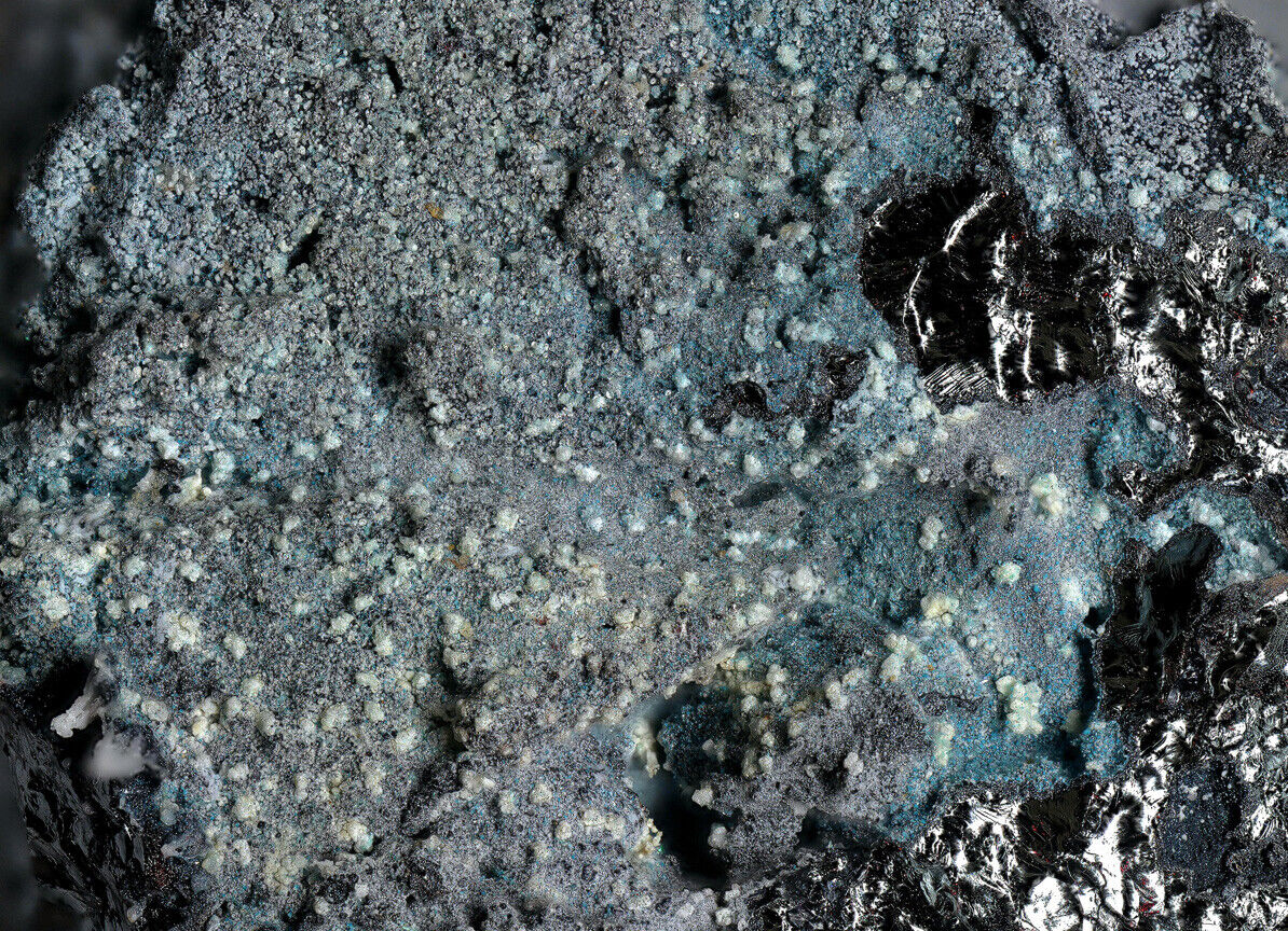 Sidpietersite & Spertiniite Tsumeb mine, Tsumeb, Namibia SEM-EDS & Raman