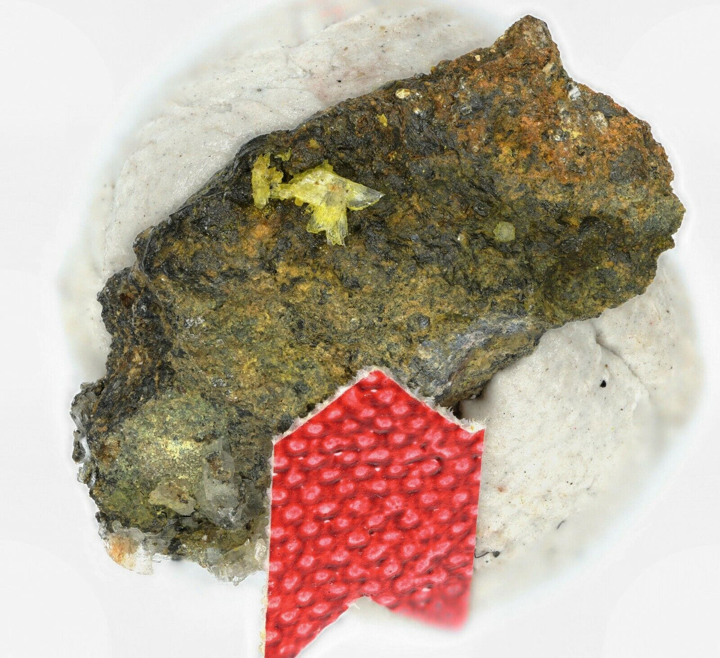 Chukhrovit-(Y) Uranus mine, Kleinrückerswalde, Deutschland EDX