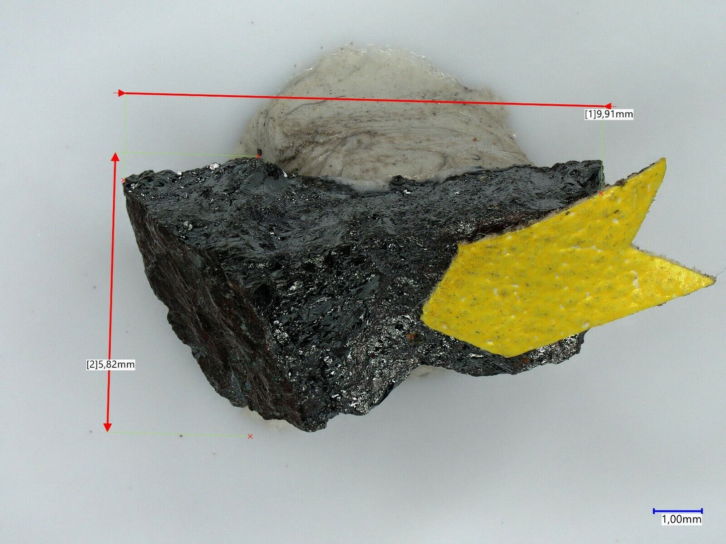 Corkit in Germanit, Tsumeb mine, Tsumeb, Namibia EDX untersucht (03-13-ge5)