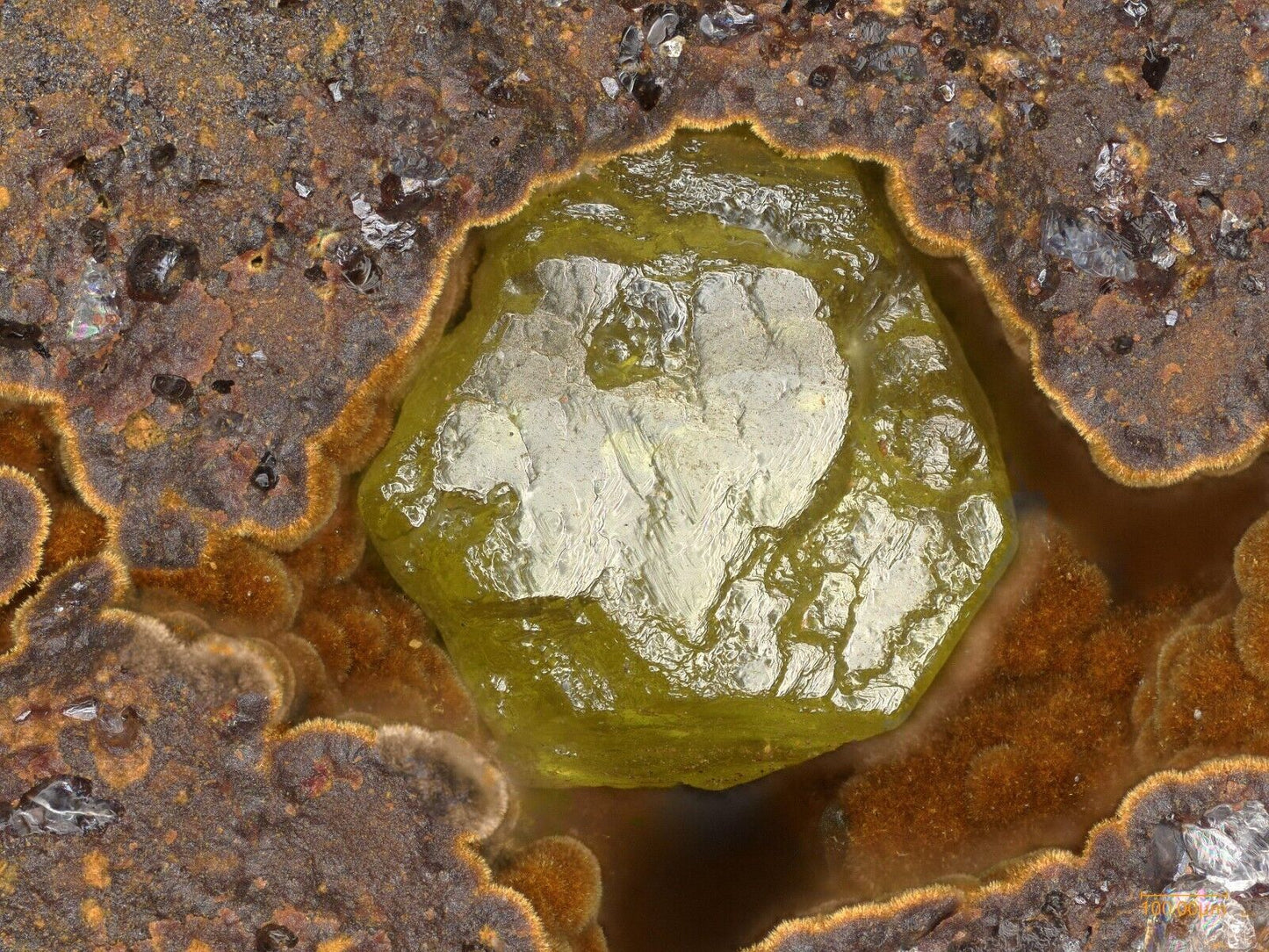Bromargyrite Schöne Aussicht mine, Dernbach, Germany