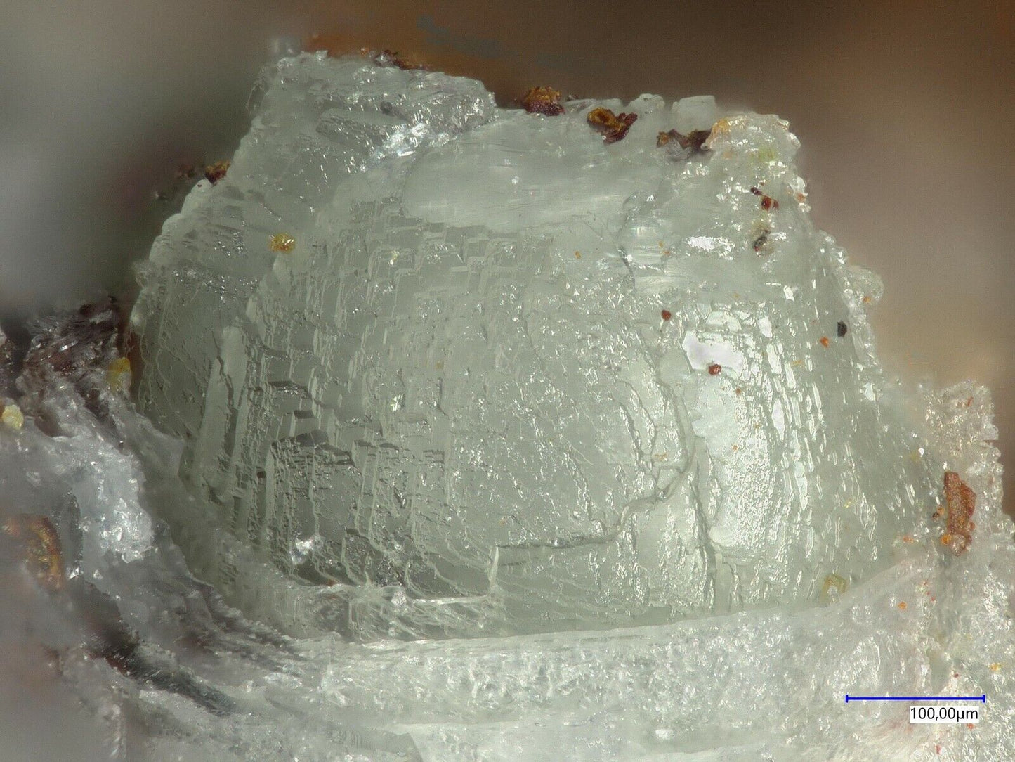 Minrecordit & Otavit Tsumeb mine, Tsumeb, Namibia EDX & Raman untersucht