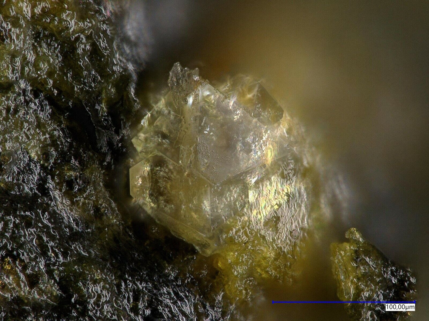 Chukhrovit-(Y) Uranus mine, Kleinrückerswalde, Deutschland EDX