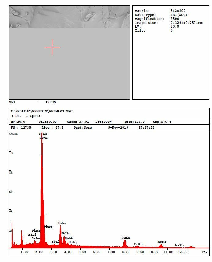 Geocronite Pulacayo Mine, Huanchaca, Quijarro Province, Potosi, Bolivia conf.