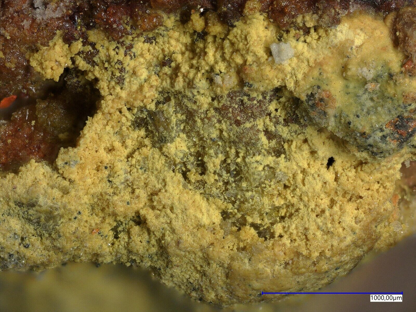 Dorallcharit Allchar, Kavadarci, Mazedonien EDX untersucht