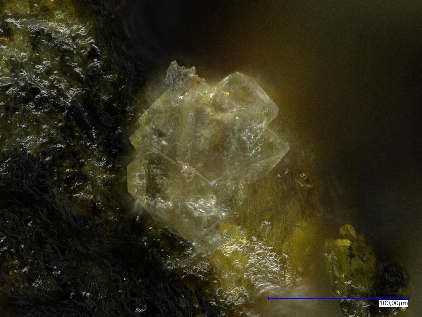 Chukhrovit-(Y) Uranus mine, Kleinrückerswalde, Deutschland EDX