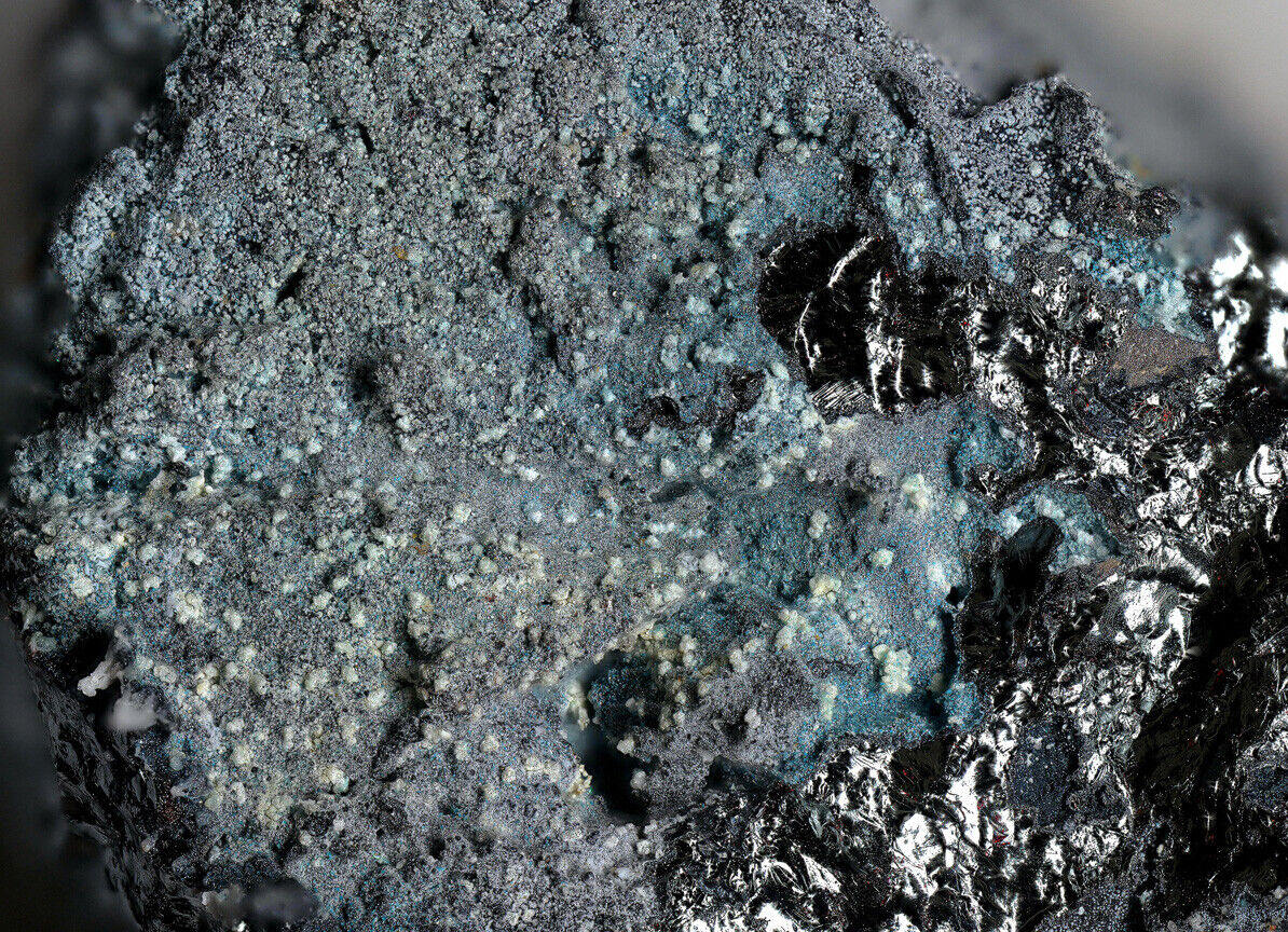 Sidpietersite & Spertiniite Tsumeb mine, Tsumeb, Namibia SEM-EDS & Raman