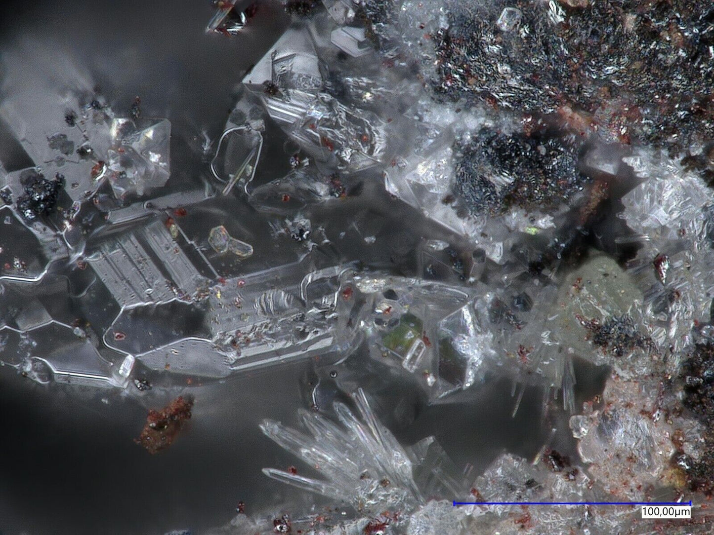 Senarmontite & Feinglosite Tsumeb mine, Tsumeb, Namibia EDX & Raman analysed