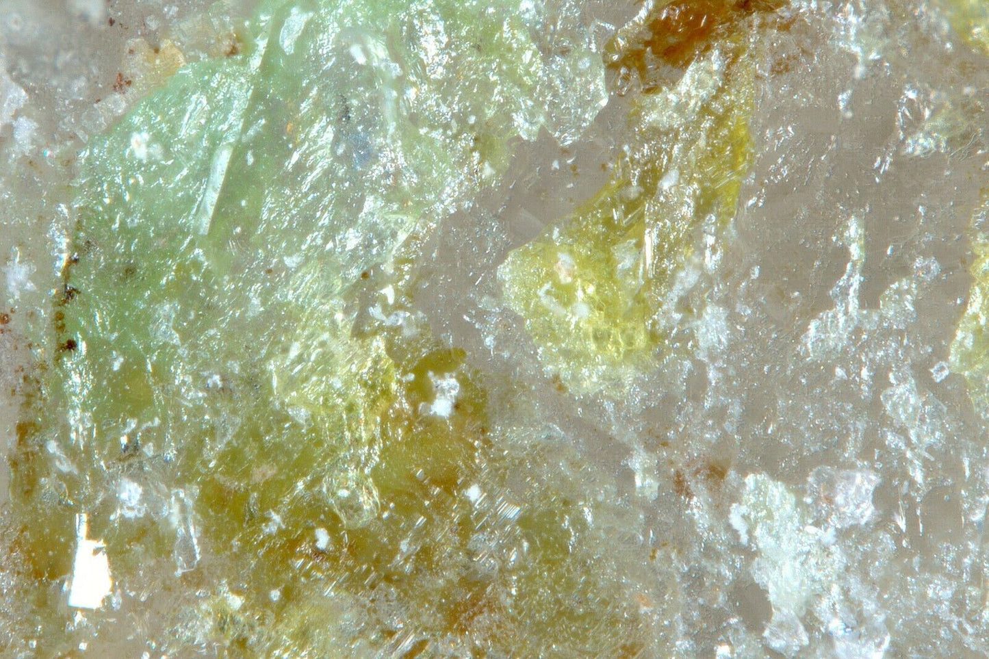 Thorneit - Thorneite Bird Nest Drift, California, USA