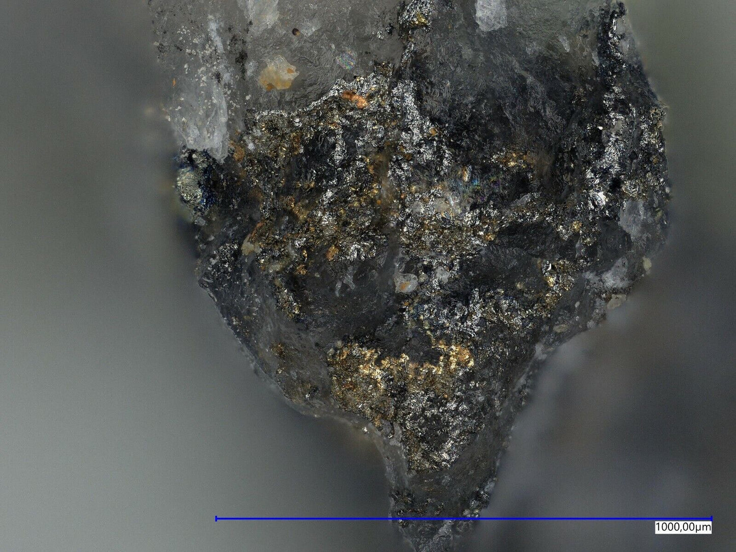 Goldfieldite & Native Gold Wendy Open Pit, Tambo, Chile 729c EDX conf