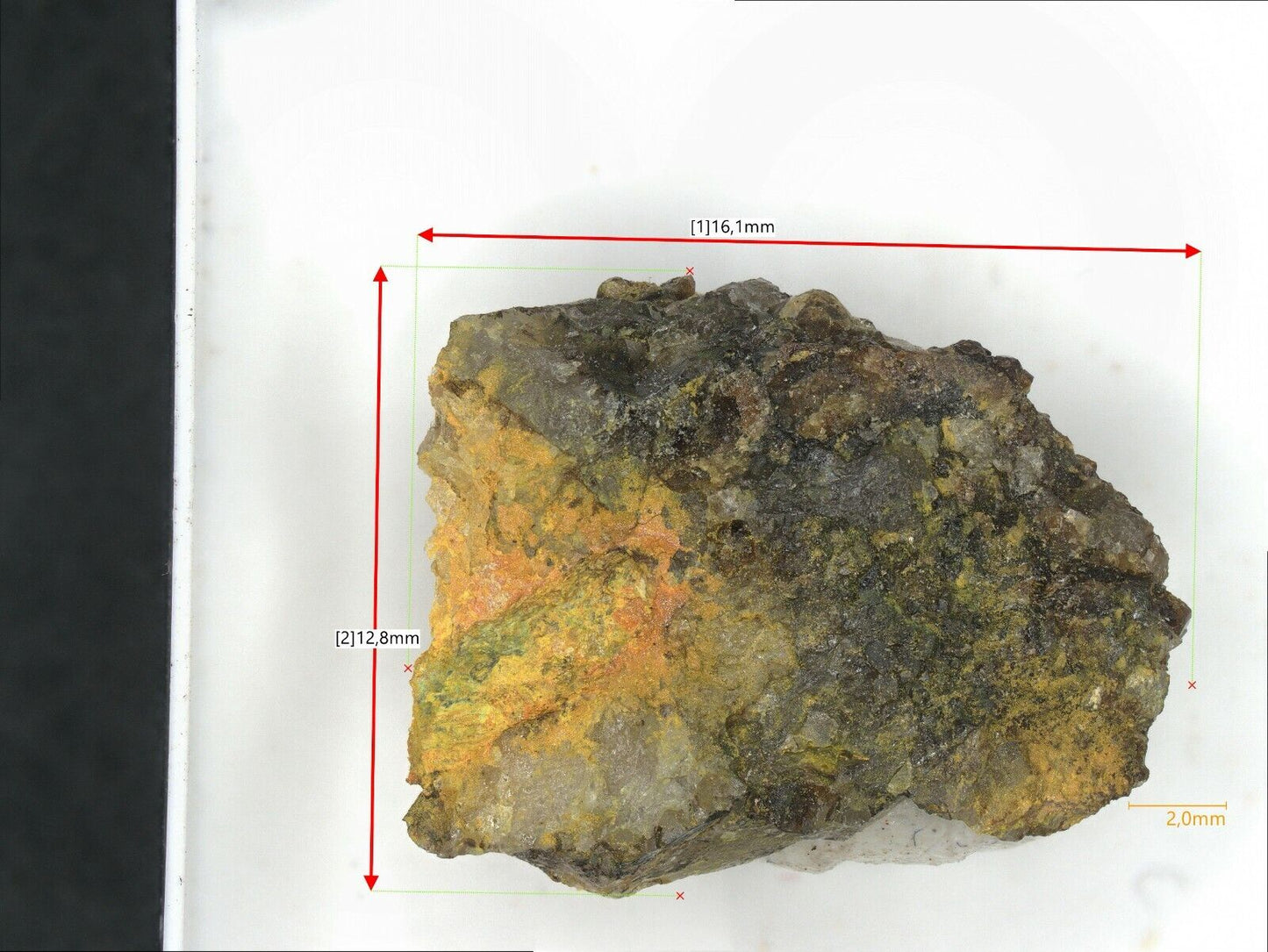 Pottsite & Clinobisvanite Linka Mine, Nevada, USA - SEM-EDS