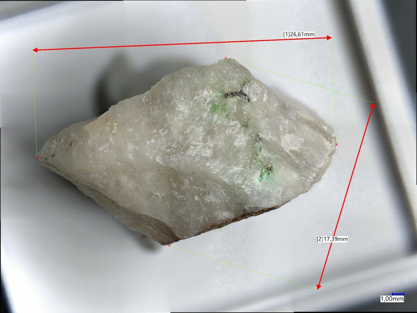 Burckhardtit / Burkckhardtite & Timroseit von  Bird Nest Drift, CA, USA