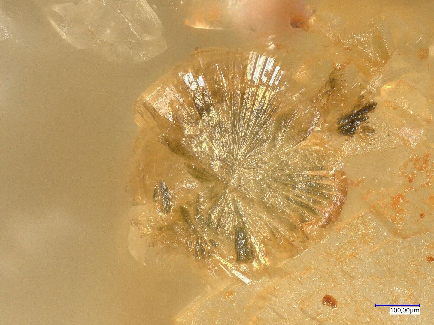 Hemimorphit Lengenbach, Fäld, Binn, Goms, Valais, Schweiz