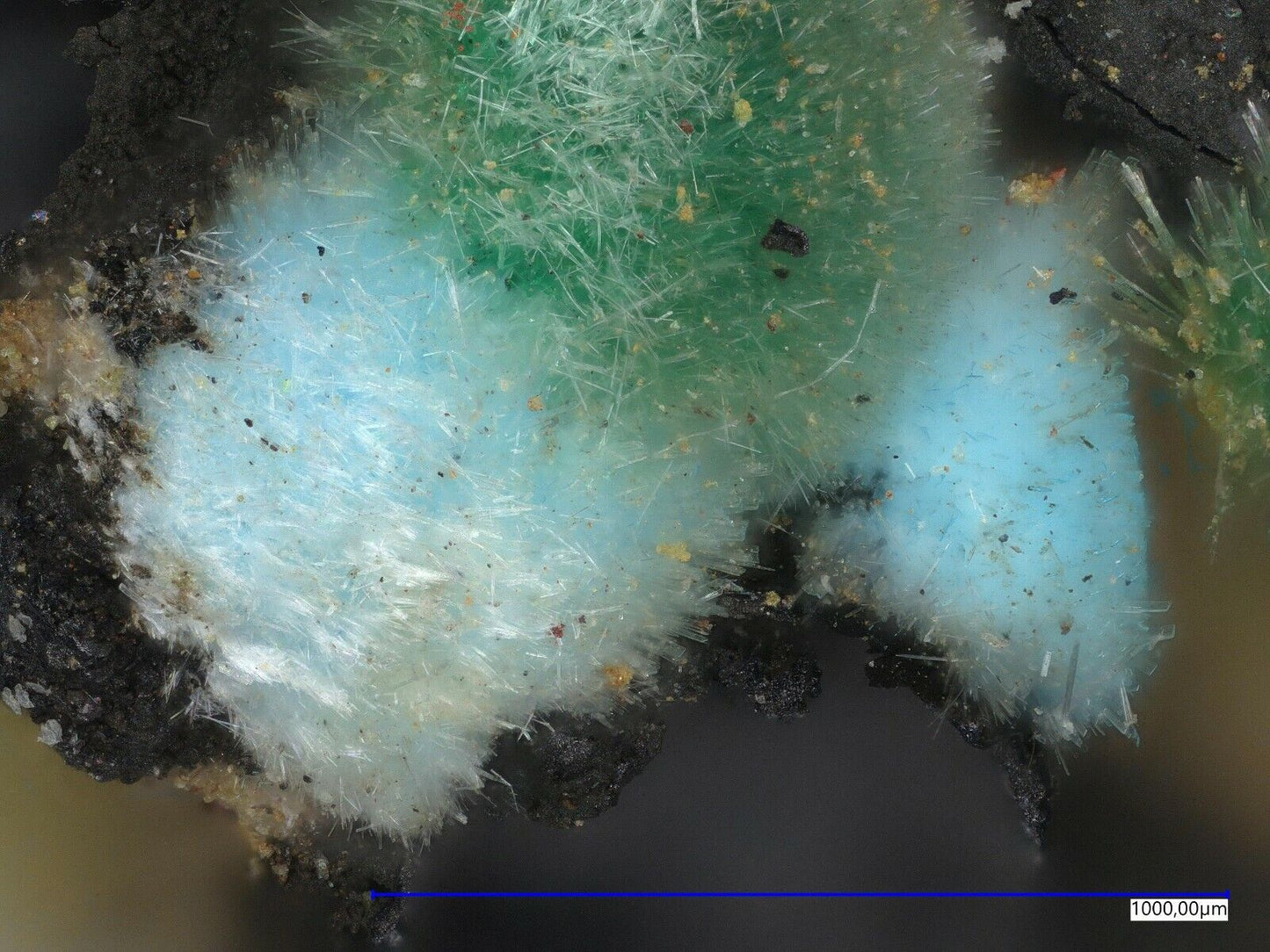 Dundasite Tsumeb mine, Tsumeb, Namibia EDX analysed