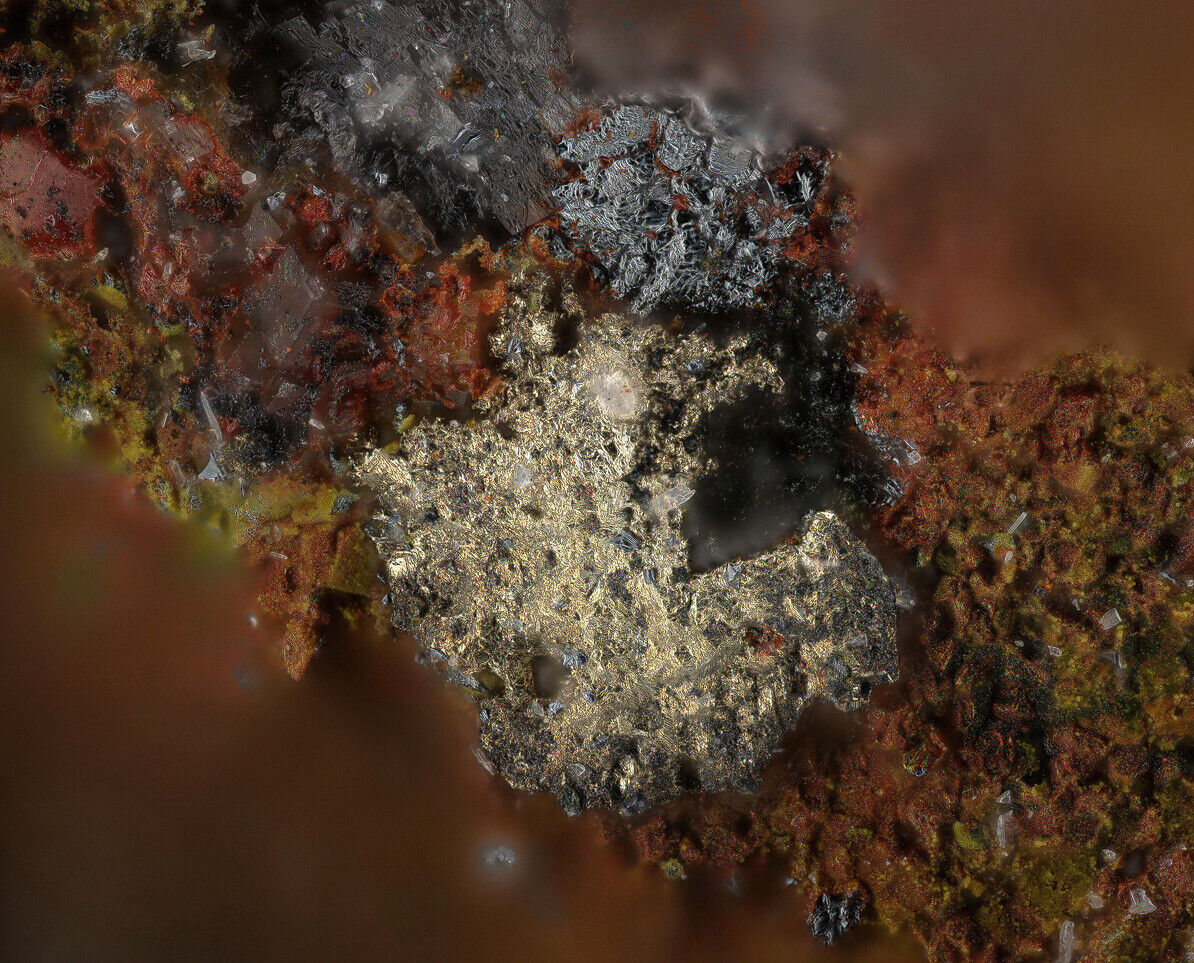 Silver & Cuprite Tsumeb Mine, Tsumeb, Namibia - SEM-EDS conf.