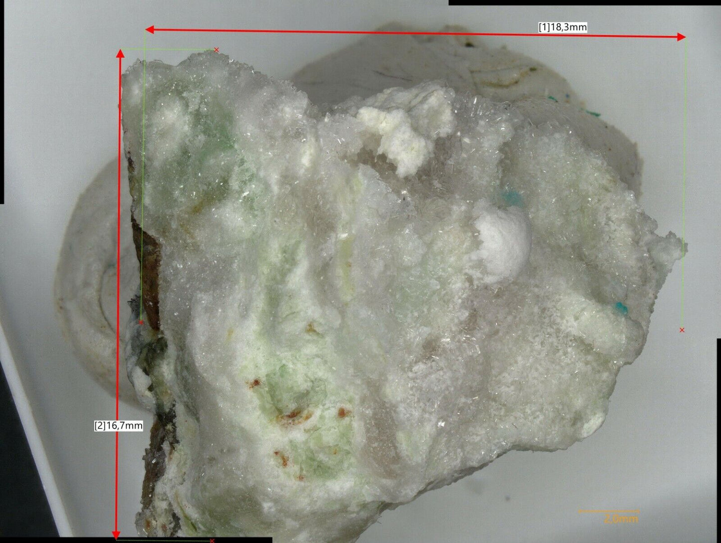 Magnesiokoritnigite Torrecillas Mine, Salar Grande Tarapaca, Chile