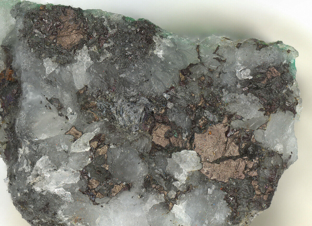 Hessite & Bornite Winston, Sierra Co., New Mexico, USA - EDS & SC-XRD conf.