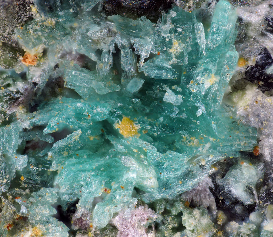 Lindackerite Fenugu Sibiri Mine, Gonnosfanadiga, Sardinia, Italy