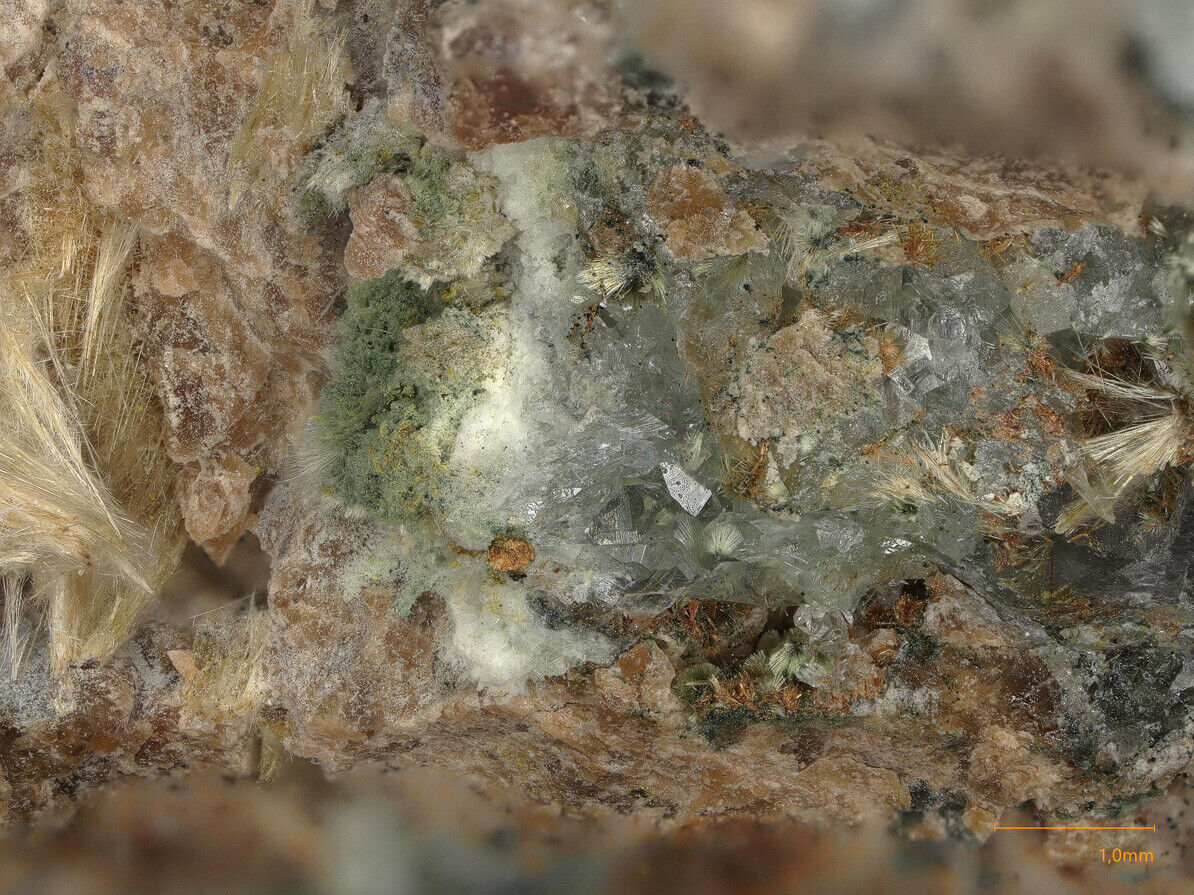 Schmidite & Zincoberaunite Hagendorf South, Bavaria, Germany