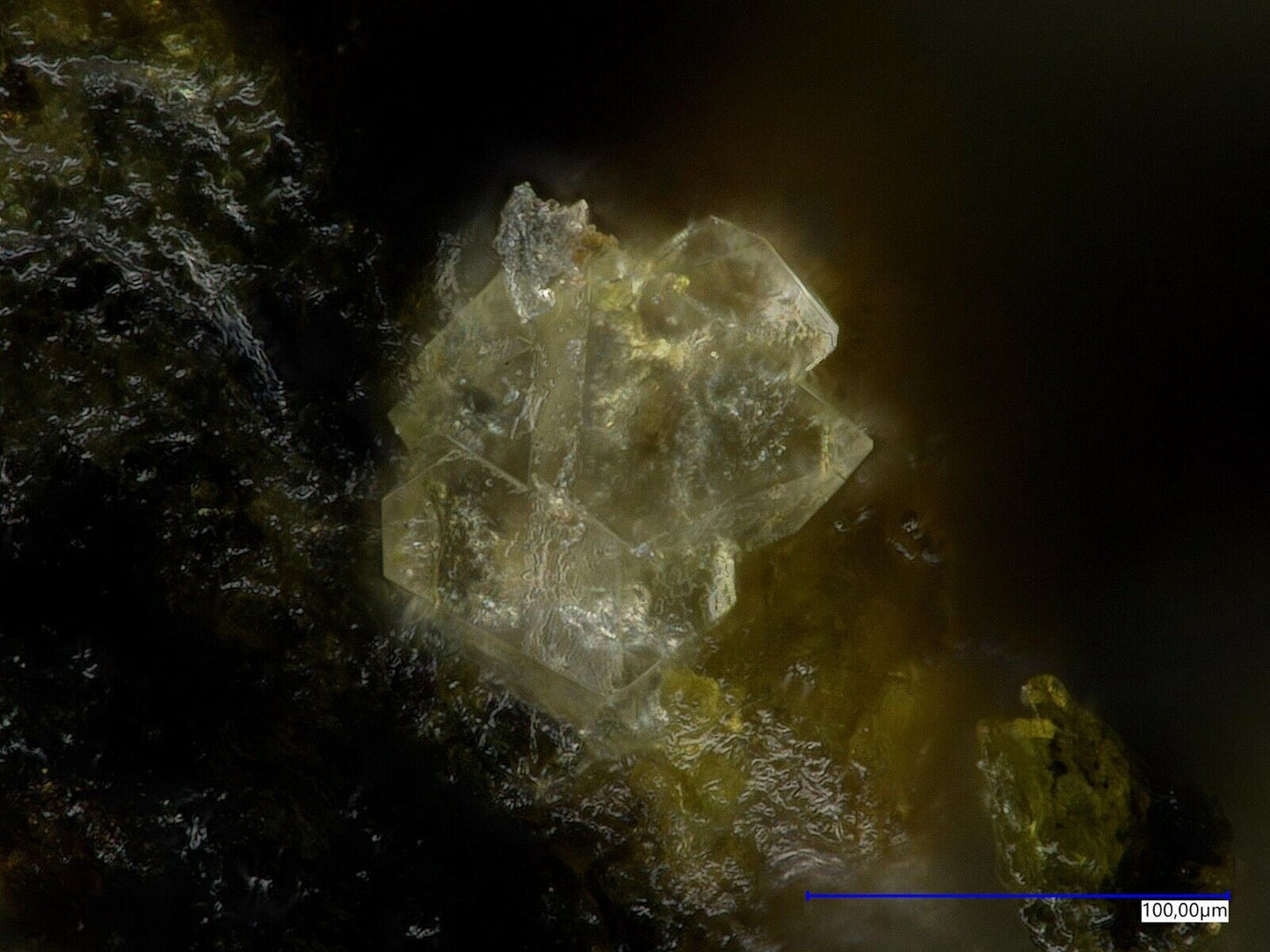 Chukhrovit-(Y) Uranus mine, Kleinrückerswalde, Deutschland EDX