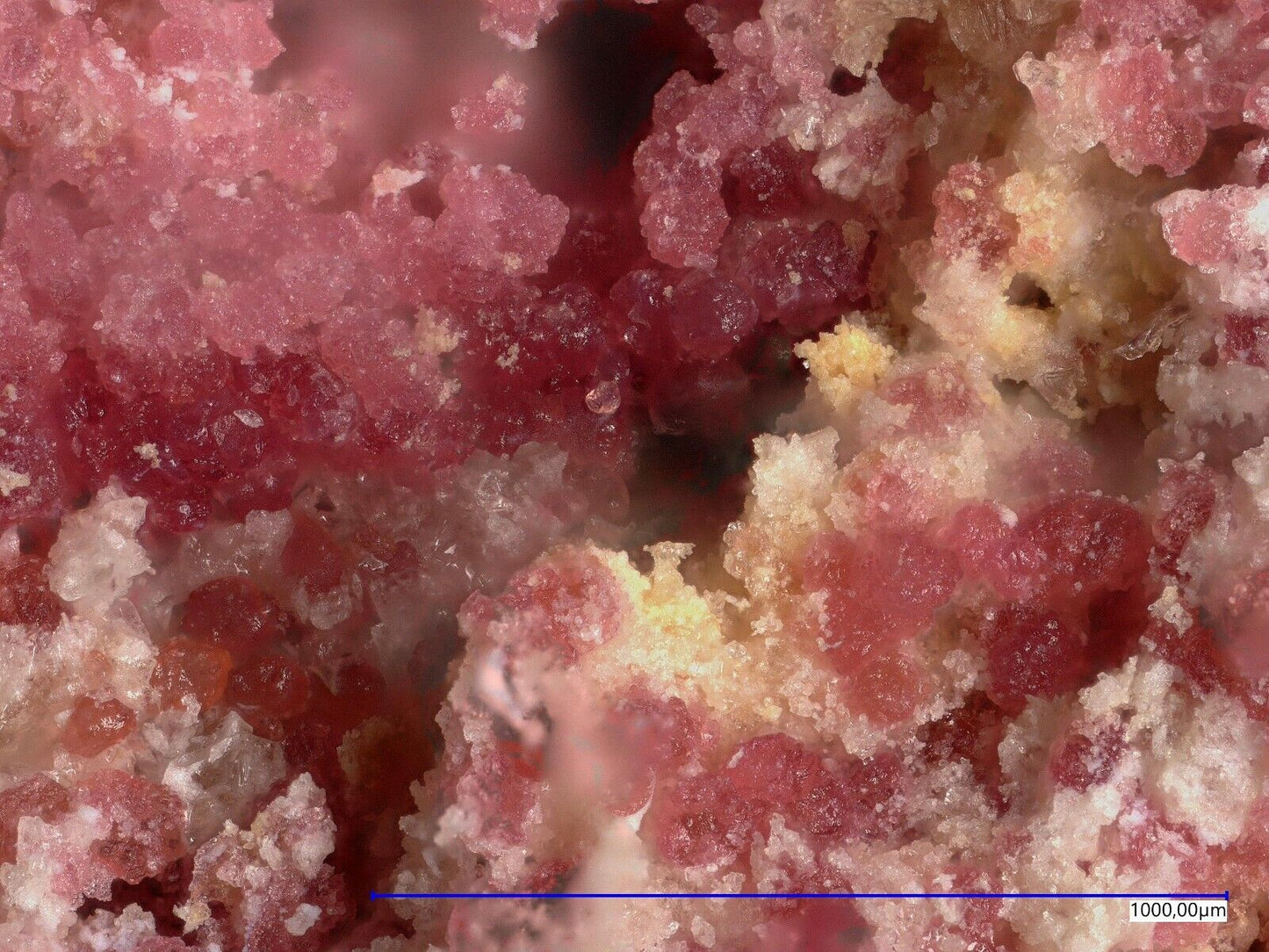 Ammoniotinsleyit Pabellon de Pica, Iquique, Chile EDX & XRD untersucht