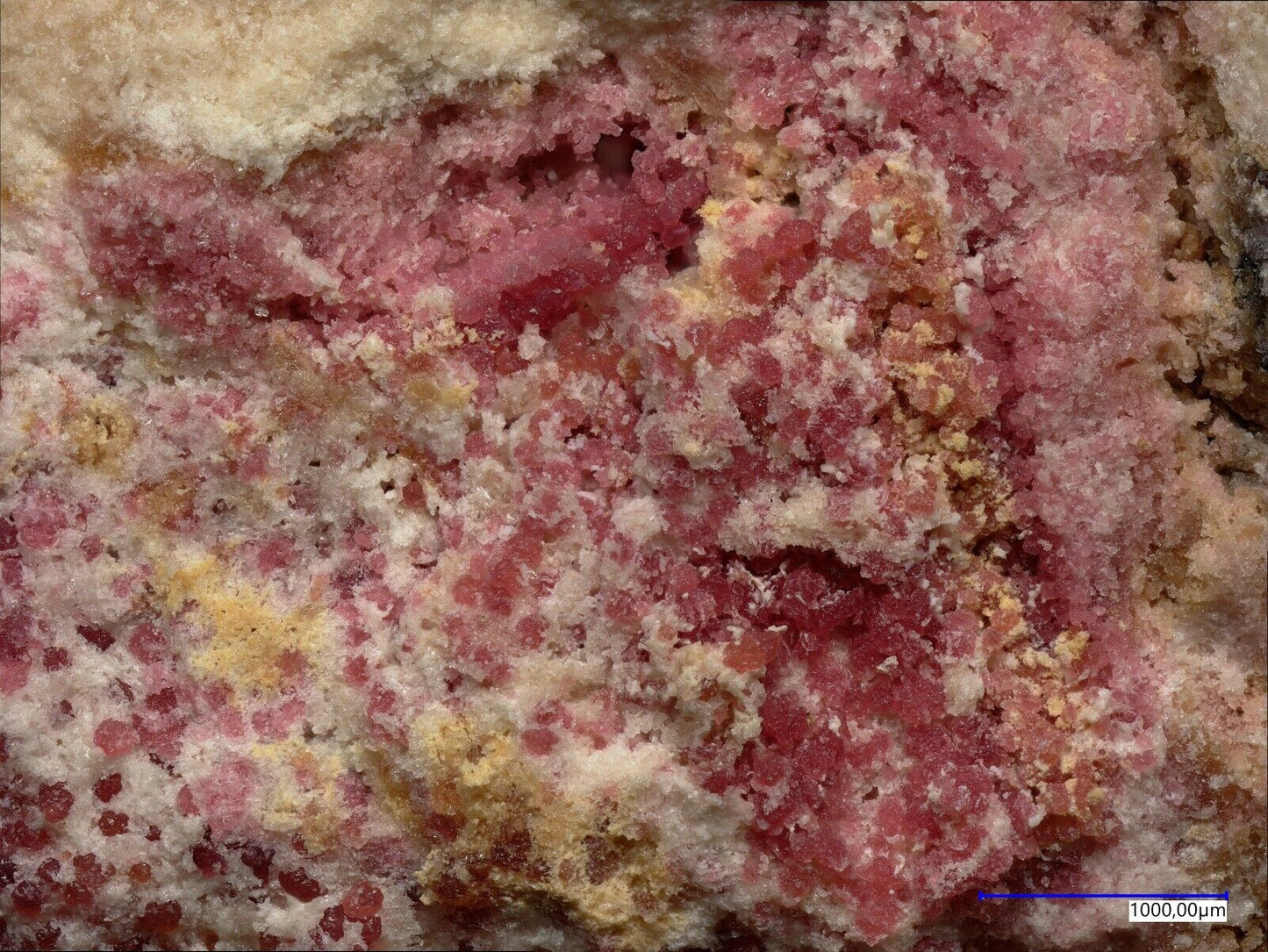 Ammoniotinsleyit Pabellon de Pica, Iquique, Chile EDX & XRD untersucht