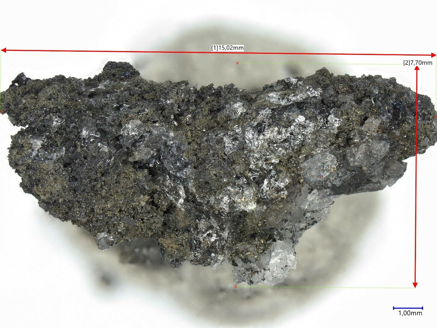 Gallobeudantit Tsumeb mine, Tsumeb Namibia EDX untersucht