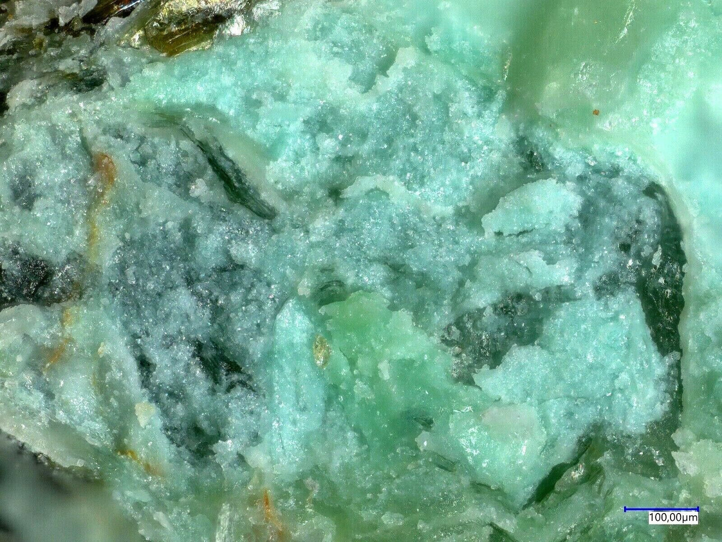 Carrboydit EDX & PXRD analys, Carr Boyd Rocks Ni mine Menzies Shire, Australien