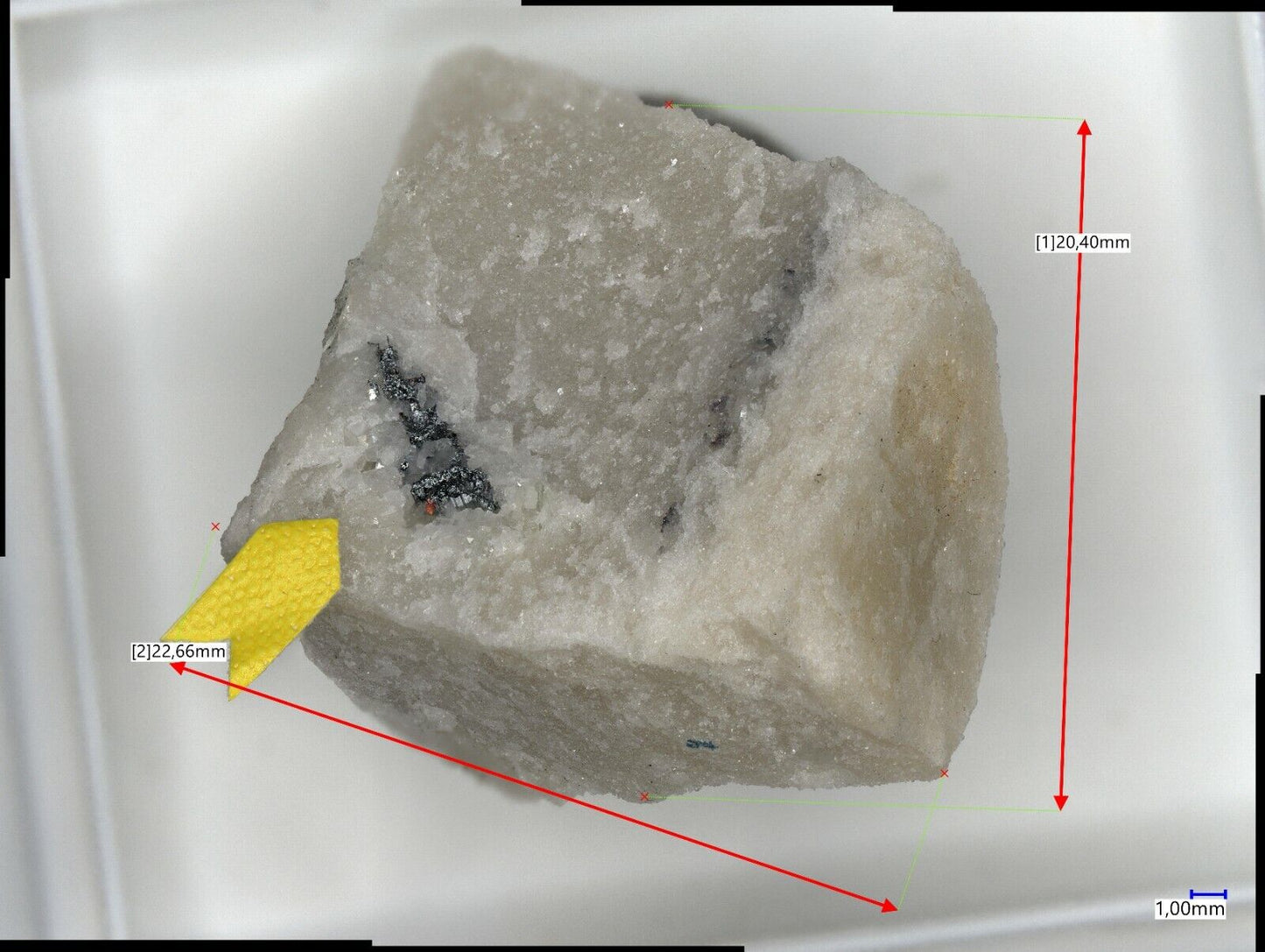 Rathit / Rathite Lengenbach, Binntal, Schweiz WDX untersucht