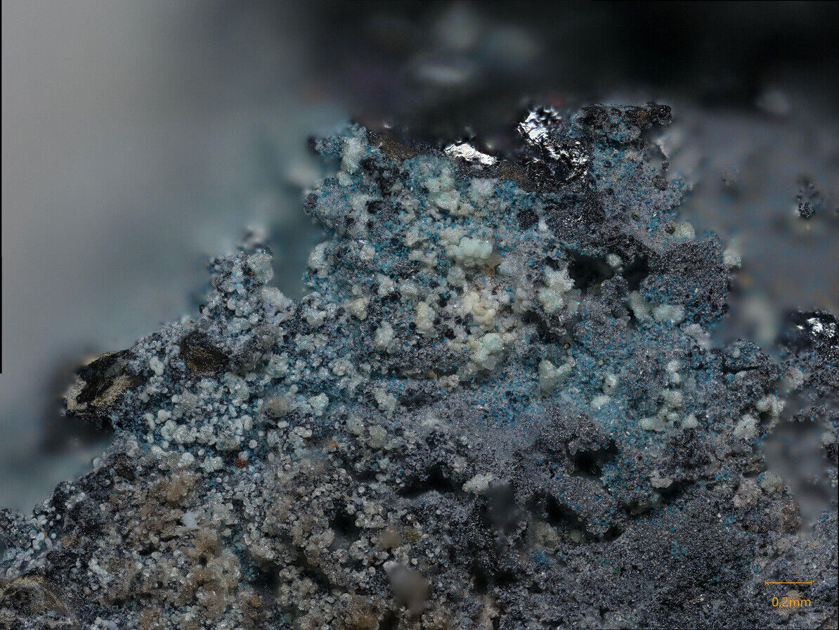 Sidpietersite & Spertiniite Tsumeb mine, Tsumeb, Namibia SEM-EDS & Raman